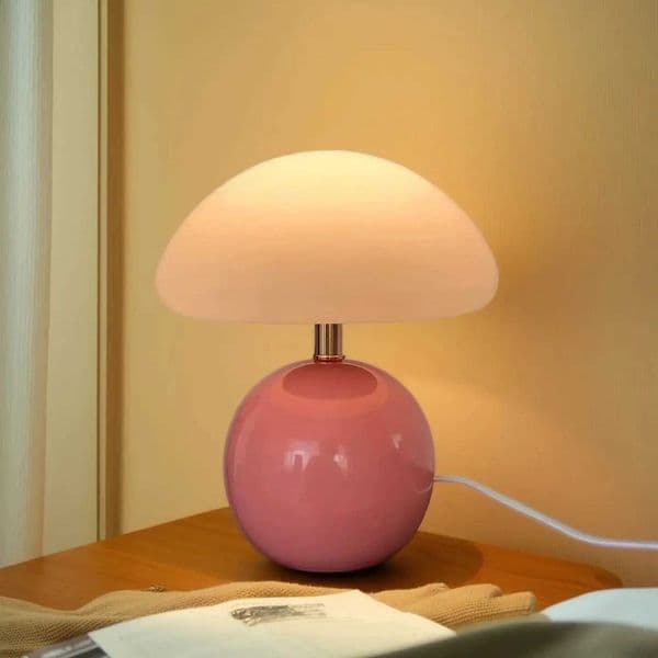 Led table lamp for bedroom Lamp bedside table White/pink/red/beige/orange stromatolite moon desk Mood light Room decorating item H260321