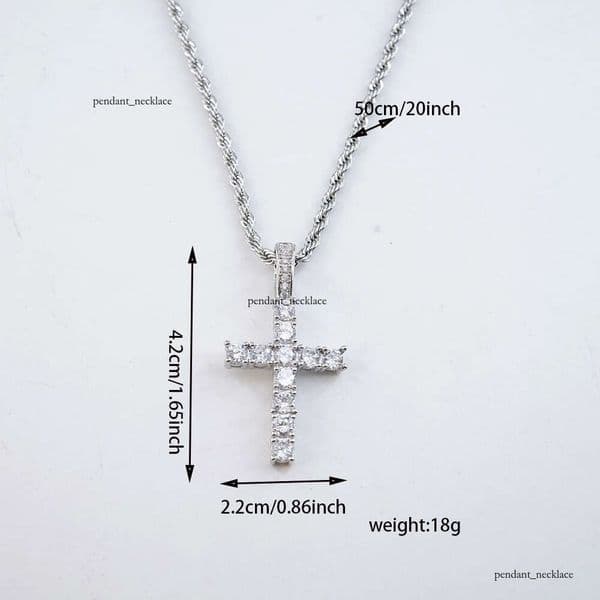 Hip Hop Style Ankh Simple Jewelry Casual Hip Hop Necklace Pendant Men's Popular Cross