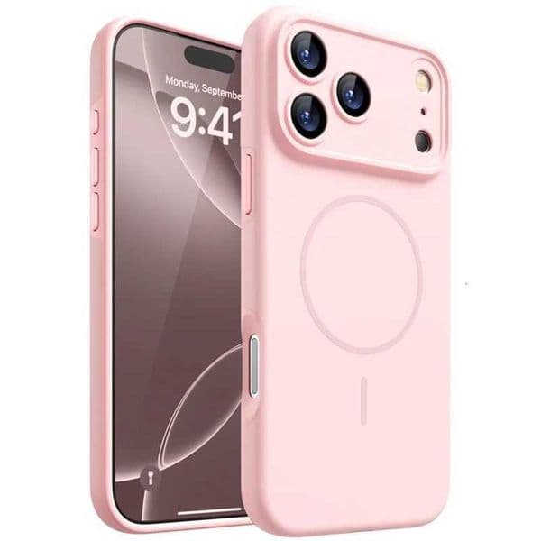 Magnetic Silicone Soft Case for IPhone 17 Air 16 15 14 13 12 Pro Max Plus 17Air 17Pro i Phone i17 Prax Mag Safe Cover H260321