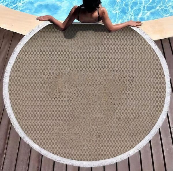 Hot plus size letter pattern bath towel designer round tassels beach towels outdoor travel luxury red green stripe home blankets swimming fitness bath towels