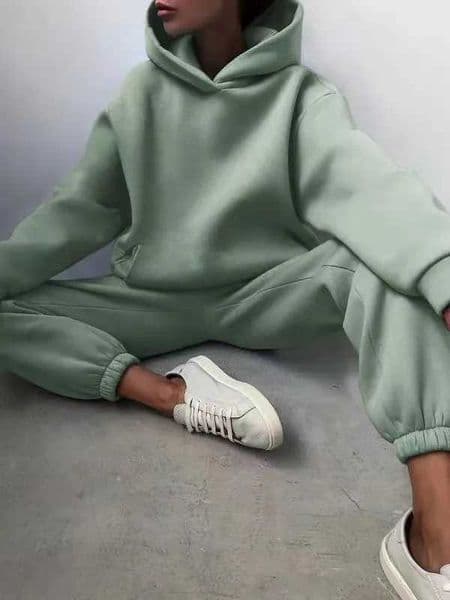 Fall 202 Casual Womens Hoodie Set Two-Piece Streetwear Comfortable Breathable Faionable Student Work Outfit X260321