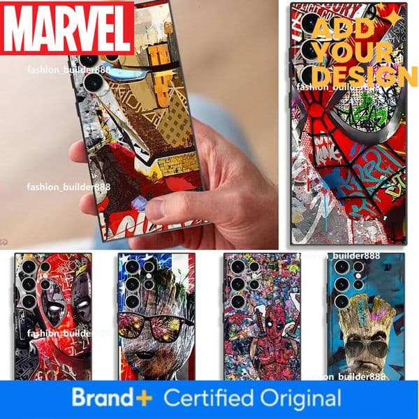 Groot Marvel Avengers Iron Man Case for Samsung Galaxy S26 S25 S24 Plus S23 S10 S9 S20 S21 FE Note 20 Ultra 8 9 10 Funda