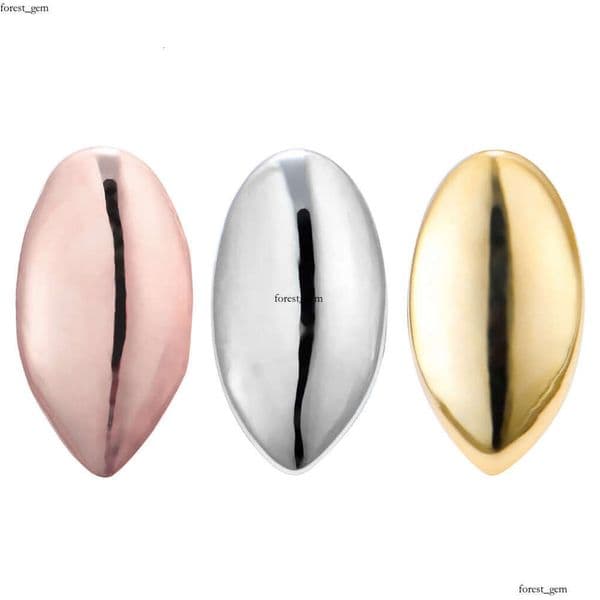 New European and American vampire-style single fang cover, 18K gold hip-hop jewelry tooth cover