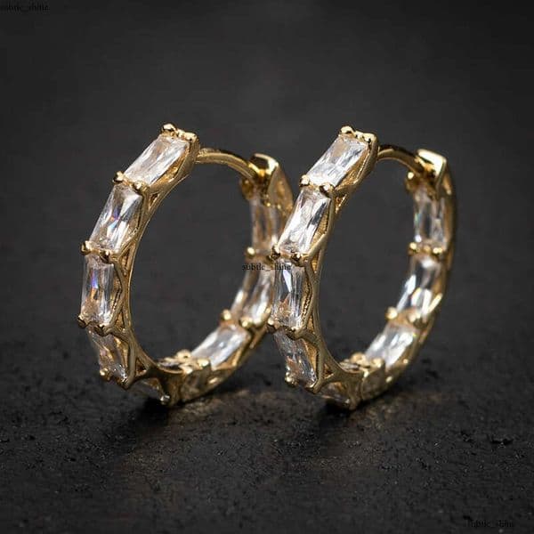 high-end diamond-studded spliced versatile and stylish geometric earrings fashionable new summer women's trendy ear accessories