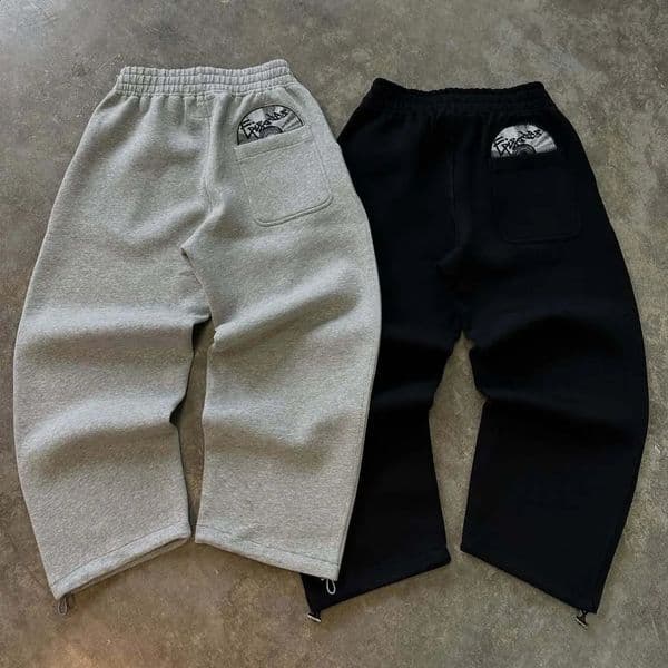 Fashionable Street Style Embroidered Sweatpants Autumn Winter Casual Pants Versatile Personality Couples Pan 260319