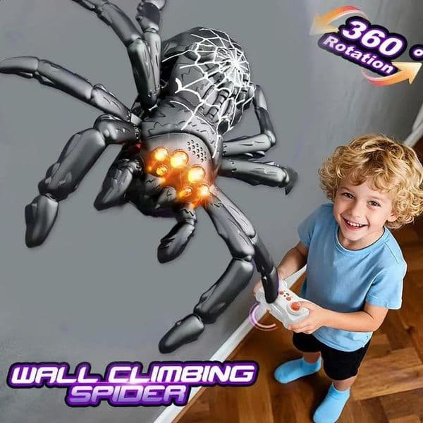 RC Wall Climbing Spider Gecko Lizard Toy Electric Remote Control Wall Climbing Animal Toys Childrens Halloween Toys 260318