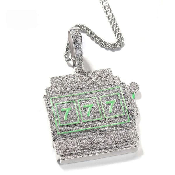 Ice with VVS moissanite Necklace for Men Full Diamond Pendant Personality Fashion European and American Style Hip-Hop Moissanite Accessories Wholesale