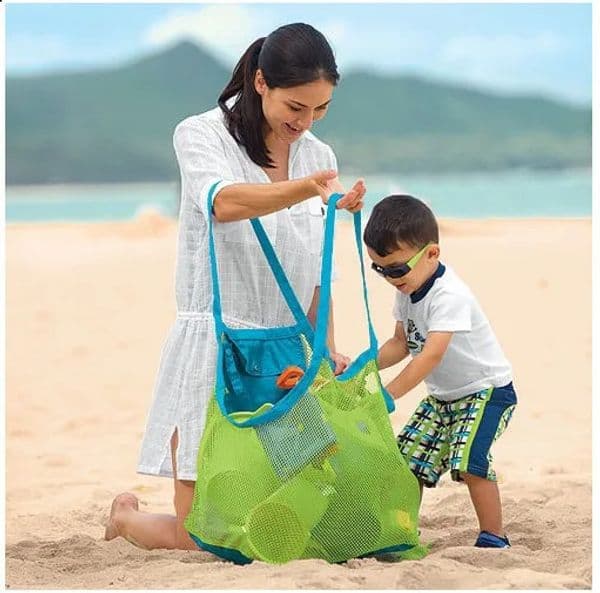 Outdoor Childrens Beach Toys Quick Storage Bag Digging Sand Tool Clutter Storage Bag Foldable Portable Beach Bag Swimming Bag260316BJ