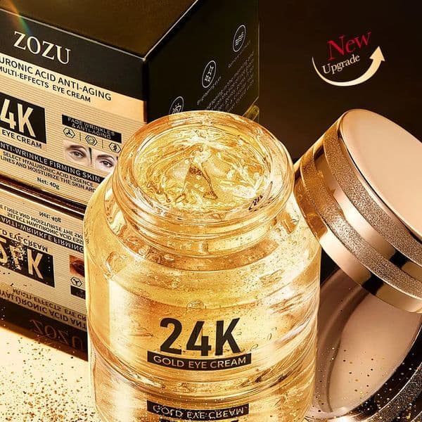 24k Gold Hyaluronic Acid Eye Cream Anti Dark Circles Eye Bags Firming Moisturizing Eyes Skin Care Prodcuts 260318