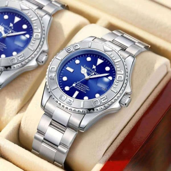New Business High-End Luxury, Fashionable, Casual, Versatile, Stylish and Handsome Men's Fully Automatic Mechanical Watch, Hollow Design, Stainless Steel Strap,
