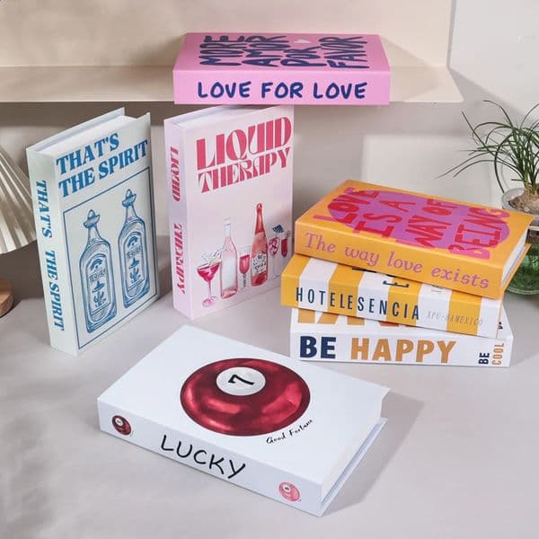 Simple Decorative Book Model Books Props Books Home Decor el Room Office Living Room Decoration Ornament 260321