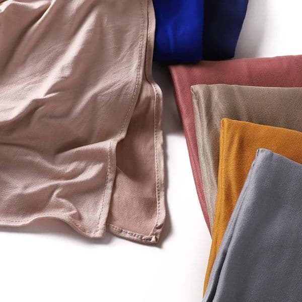 Muslim Plain Cotton Jersey Hijab Scarf Solid Color With Good Stitch Stretchy Soft Turban Head Wraps Shawl Foulard Femme 260321