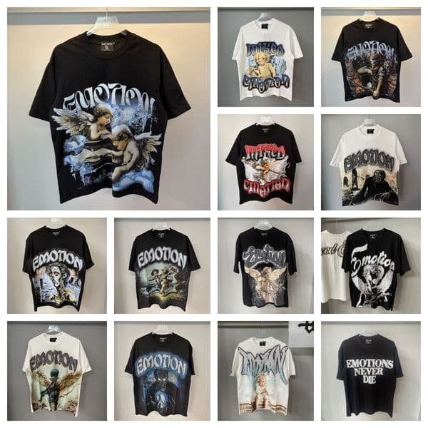 mixed emotion Men's shirtsshorts Boxy Fit Clothing MIXEDEMOTION Skulls Print ShirtSummer Breathe clothes MenWomen High QualityCasual T-shirt Tops S-XL DY