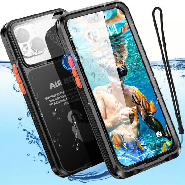 ShellBox Waterproof Pouch For iPhone 15 Pro 16 14 Plus 13 12 Pro Max Underwater Touch Screen Case IP68 Professional Diving Cases260316