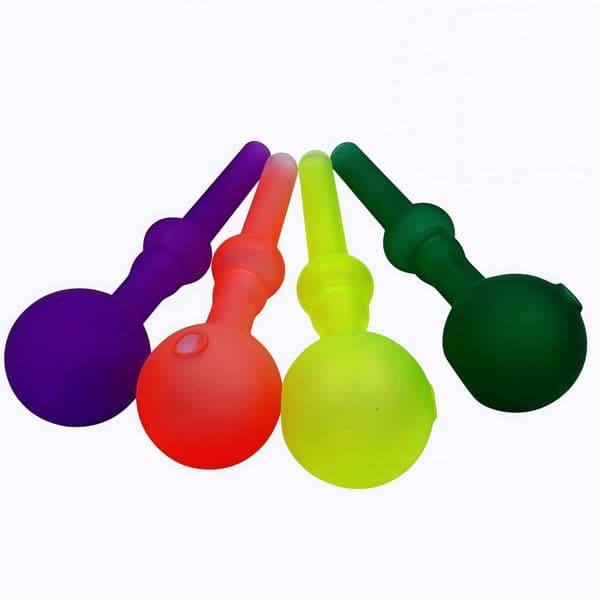 Qbsomk colorful Smoking Pipes Tobcco Oil Burner Water Hand Pipe Smoke Accessories Tube