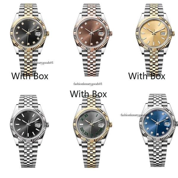 Luxury Designer Watches Women and Mens Wath 41mm 36mm 31mm 28mm Mechanical Waterproof Luminous Wristwatches Montre De Luxe Stainless steel Watch