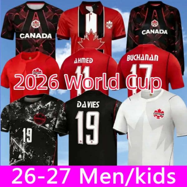 Canadas World Cup Soccer Jerseys national team 2026 27 DAVIES J.DAVID LARIN UGBO CAVALLINI MILLAR EUSTAQUIO FRASER football shirt home playe THIRD888