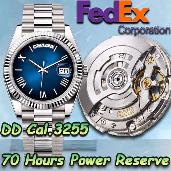 Mens Luxury Designer Watches Men Super Quality Top ARFactory 40MM Cal.3255 Movement Mechanical Watch Silver 904L Steel Sapphire Waterproof With Fedex thumbnail 2