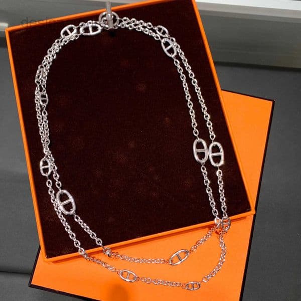 Pendant Necklaces 2025 Luxury quality charm pendant necklace with OL clasp special style in size 120cm 160cm V gold material have stamp box PS7884