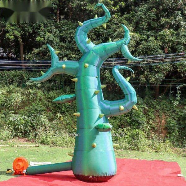 Customized Inflatable Prickly Tree Toys Sports Inflation Artificial Plants Balloon For Party Event Decorationpopular