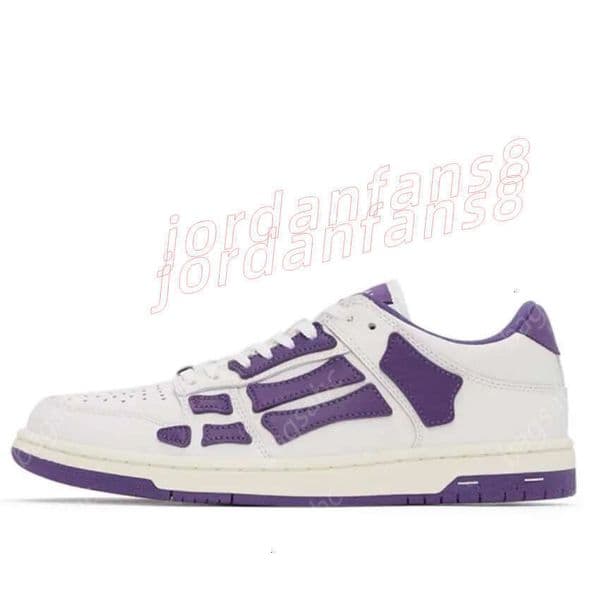 Amiriskeleton Shoes Casual Lace Up Trainers White Black Blue Green Red Light green Orange Sports Mens Platform Sneakers