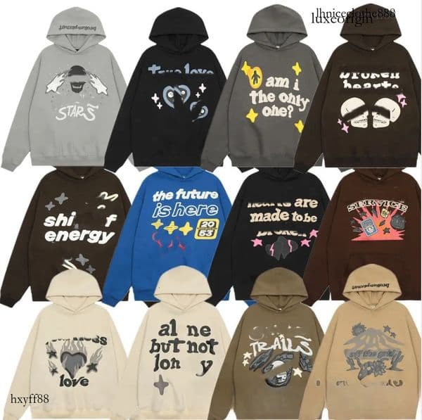 designer mans 3D foam printed fleece hoodie for autumn and winter couple hoodie fc 77 8b
