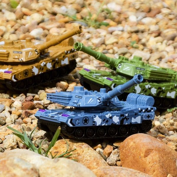 Kids Inertia Tank Toy Simulation Military Tank Model Car Boys Gift Street Stall Wholesale Toy