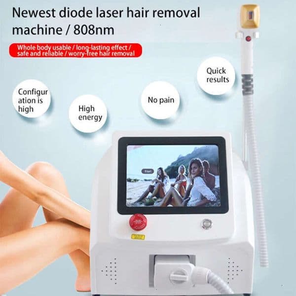 Desktop Newest 808 Hair Removal Machine Permanent 3 Wavelength Diode Laser Ice Point Depilatory Beauty Device For All Skin Tones