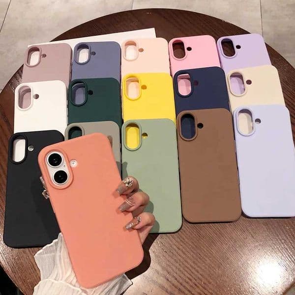 Cute IPhone 16 Case for IPhone 14 15 16 Pro Max Shockproof Soft Back Cover for 17air Shockproof Case Tpu Accessories H260323