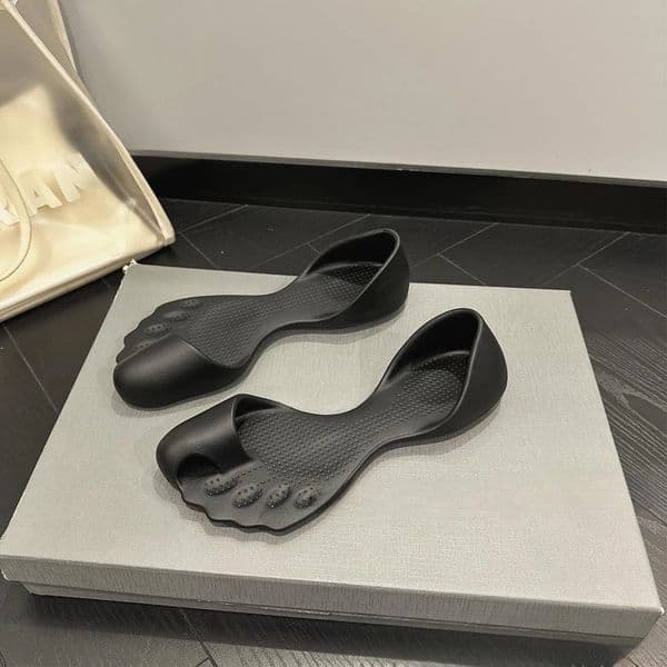 Fashion Unisex Adult Quirky n Sandals Couples Flat Bottom Casual Fish Mouth Beach Shoes Women Men Party Show Jelly Shoes 260319