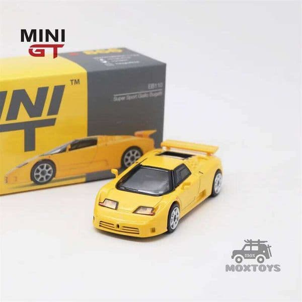 MINI GT 1:64 EB110 Super Sport Giallo Yellow LHD Diecast Model Car 26H0323