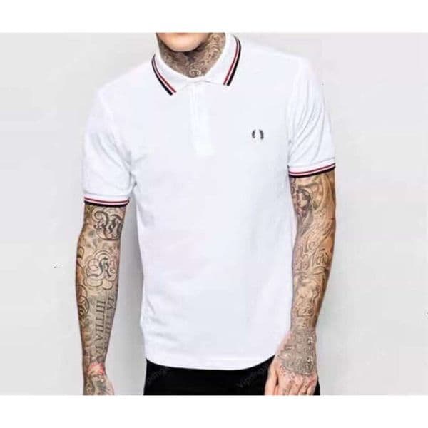 Luxury Brand Designer Clothes Summer New Men's Short Sleeve Polo Shirt For Young And Middle-Aged, Casual Business Turn-Down Collar Solid Color Half Sleeve Top