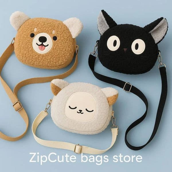 Bestseller Japanese Style Cute Cartoon Plush Shoulder Women New Crossbody Small Mobile Phone & Wallet Bag For Wom Ddmybear