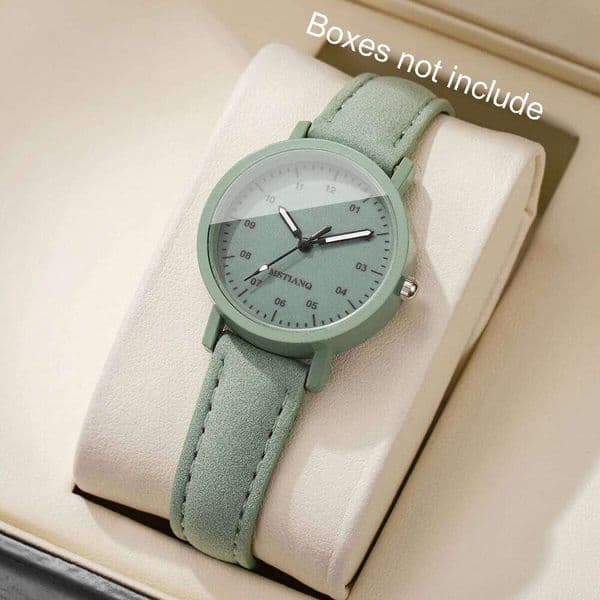 Fashion Arabic Dial Women Quartz Watch Casual Leather Strap Ladies Wristwatches Reloj Mujer Girls Clock Gift Without Box