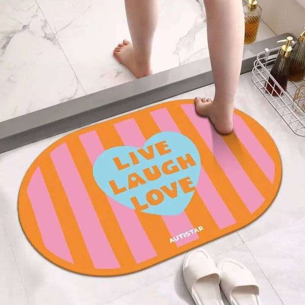 Diatom mud absorbent entry quick-drying foot bathroom door floor kitchen non-slip mat carpet 26Y0323