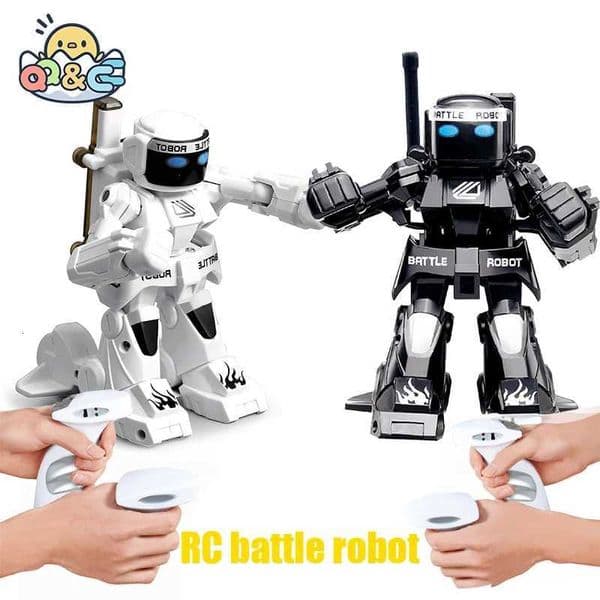 RC Robot Battle Boxing Robot Toy Remote Control Robot 24G Humanoid Fighting Robot with Two Control Joysticks Toys for Kids Gift T260321