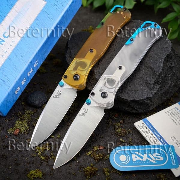 BM 535 PEI Handle Camping Folding Outdoor Knife D2 Blade Survival Hiking Portable Self-defense Hunting Multitools Hand Knives thumbnail 2