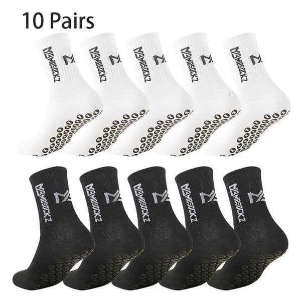 10 pairs of mens socks solid color sole with silicone anti-slip socks Z260323