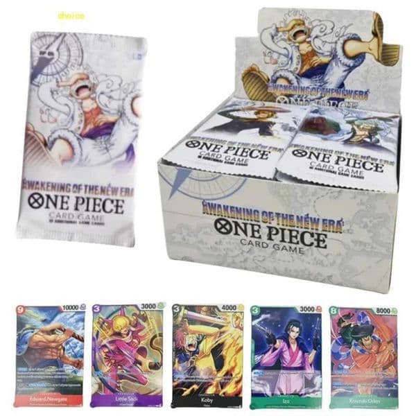 Piece Cards 300Pcs/Box English Awakening Of Era Trading Card Game Battle Booster Toys L260323