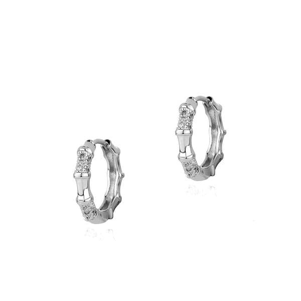 Wholesale bamboo knot simple gear-shaped unique earrings minimalist style exquisite unisex ear accessories