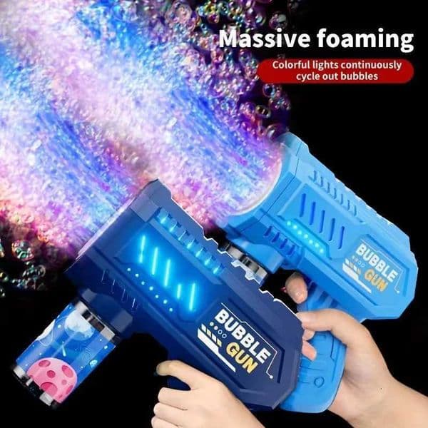 Fly Autatic Bubble Gun Rocket Bubbles hine Autatic Blower with Kids Bubble Gifts K260323