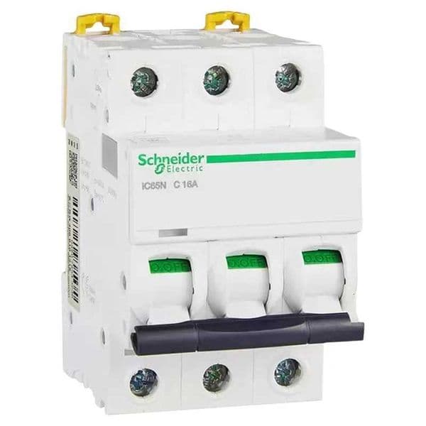 Schneider MCB Air Switch iC65N 1/2/3/4P Miniature Circuit Breaker C/D curve Household 2/3/10/16/20/32/40/50/60/63a Air Switch AC X260323