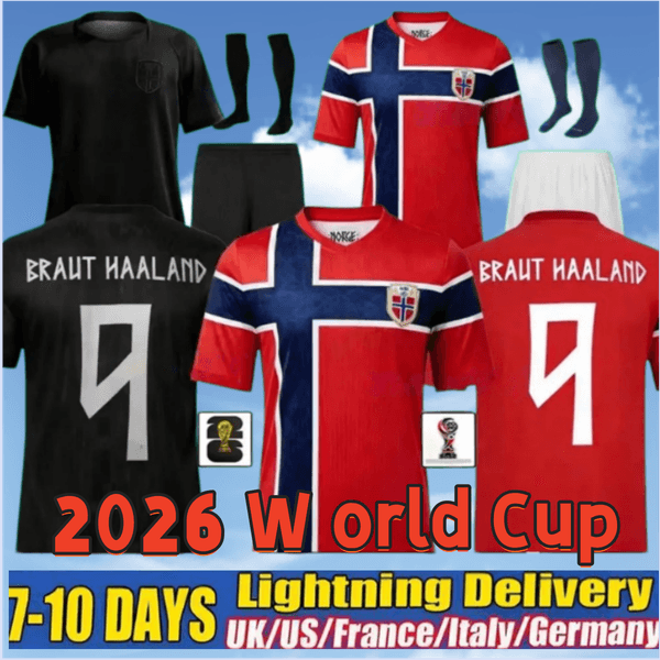 27 world cup Norway soccer jersey 2026 HAALAND odegaard Sorloth Berge Men Kids SORLOTH NUSA AASGAARD HORN Football shirt Christmas gift men White uniform888
