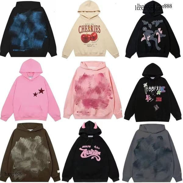 2026 New Designers' Fashion Luxury Brand Autumn Hip-hop Street Graffiti Hoodie - Men's And Women's Universal Retro Casual Sporty Couple's Style Shirt 89 43 6f