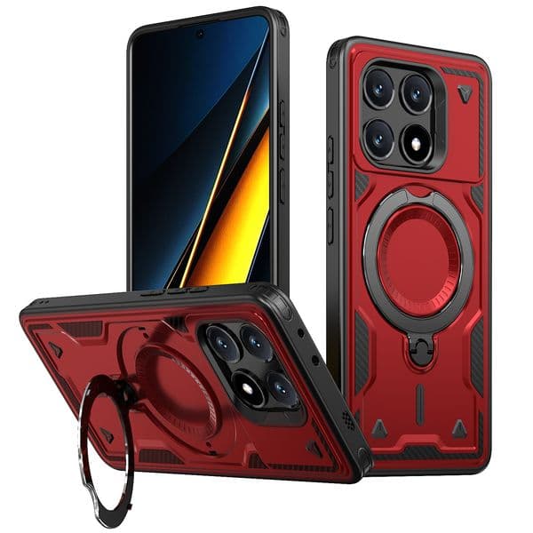 Phone Case For Xiaomi 17 15T 14T POCO F8 M8 X7 C85 C75 Redmi 15C 14R Note 15 14 Pro Ultra Plus 4G 5G Magnetic Support Charging Military Drop Protection