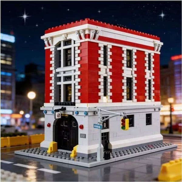 Build Block Set 2026 Ghostbusters brick Fire Department Headquarters Building Block Brick Set Christmas Birthday Gift For Children Toy