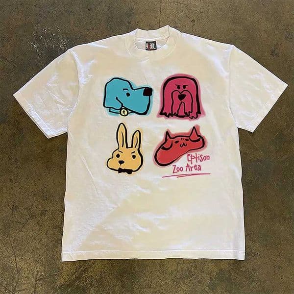 2026 New Retro Pure Cotton Short-Sved T-Shirt - Mens and Womens Hip-Hop Stylish Multi-Use Top - Trendy on Instagram J26032351TU