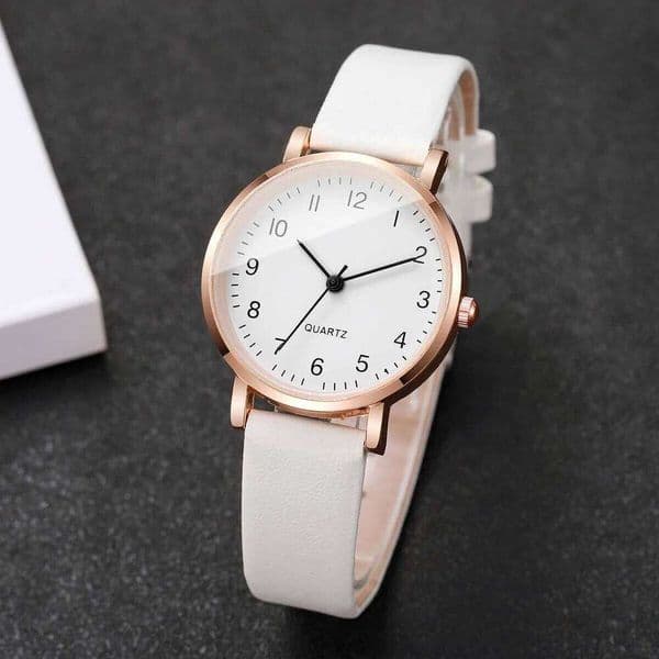 2026Thin strap small dial female student belt exam specific quartz watch, women's digital watch