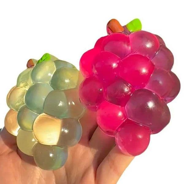 2026 New Taba Squishy Handmade Grape Squeeze Sticky Fruit Stress Slow Rebound Sensory Fidget Toy For Anxiety And Focus Gift H260324 Toy
