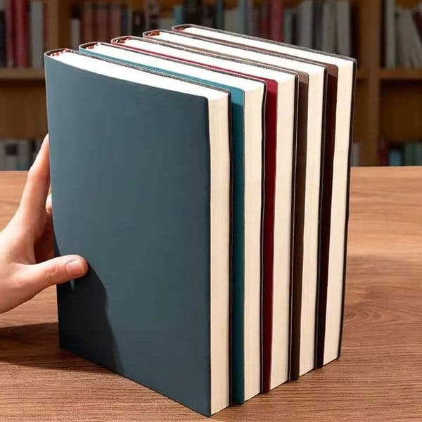A5 Soft Leather Notebook With 120 /360 Pages Waterproof Cover And Comfortable TouchZ260324